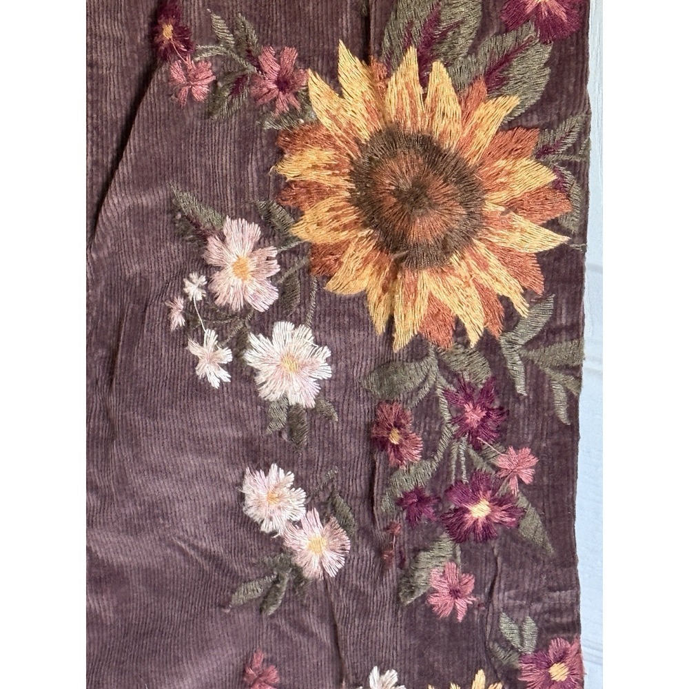 Driftwood x Free People Elsie Jumpsuit Size Medium Embroidered Floral NEW - Picture 7 of 15
